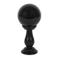 Small Black Crystal Ball on Stand - Image 2