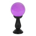 Small Purple Crystal Ball on Stand - Image 2